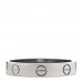 18K White Gold 3.5mm LOVE Wedding Band Ring 54 6.75