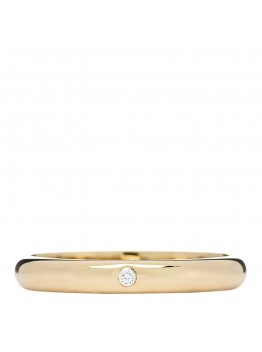 18K Yellow Gold Diamond 2.6mm 1895 Wedding Band Ring 49 5