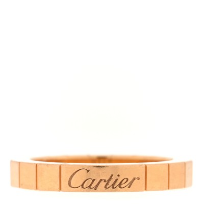 18K Pink Gold 3mm Lanieres Ring 49 4.75