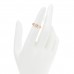 18k Pink Gold Diamond 4mm LOVE Ring 48 4.5