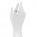 18K White Gold Diamond Amulette de Cartier Paved Ring 51 5.75