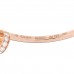 18K Pink Gold Diamond Juste Un Clou Hoop Earrings
