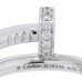 18K White Gold Diamond Juste Un Clou Ring 52 6