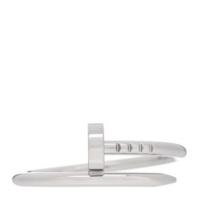 18K White Gold Small Juste Un Clou Ring 56 7.5