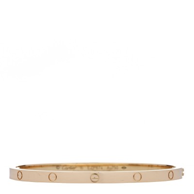 18K Yellow Gold Small LOVE Bracelet 16