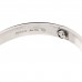 18K White Gold LOVE Bracelet 17