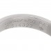 18K White Gold 3.5mm LOVE Wedding Band Ring 54 6.75