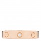 18K Pink Gold Diamond 4mm LOVE Wedding Band Ring 54 6.75