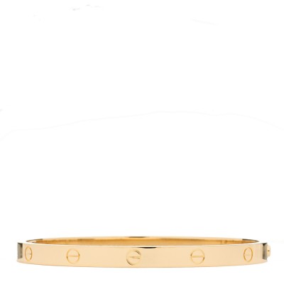 18K Yellow Gold Medium LOVE Bracelet 17