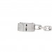18K White Gold Diamond LOVE Drop Earrings
