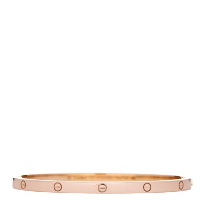 18K Pink Gold Small LOVE Bracelet 17