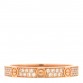 18K Pink Gold Diamond 2.6mm LOVE Paved Band Ring 47 4