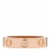 18K Pink Gold Diamond 4mm LOVE Wedding Band Ring 47 4