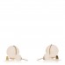 Pearl CC Chain Drop Earrings Gold