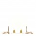 Crystal CC Earrings Gold Multicolor