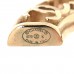 Metal CC Hoop Earrings Gold