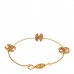 Crystal CC Chain Bracelet Gold