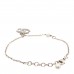 Pearl Crystal CC Bracelet Gold