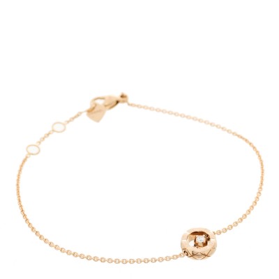 18K Beige Gold Diamond Coco Bracelet