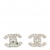 Crystal Mini Timeless CC Earrings Silver