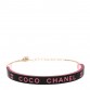 Resin Logo Choker Pink Black