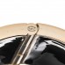 Lambskin Quilted CC Cuff Bracelet Black