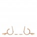 18K Rose Gold Diamond Extrait de Camelia Drop Earrings