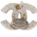Crystal Mini CC Earrings Silver