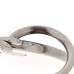 Metal Enamel CC Dangle Earrings Silver Black