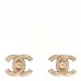 Metal CC Turnlock Earrings Gold
