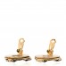 Pearl CC Clip On Earrings Gold
