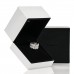 18k White Gold Diamond Ceramic Large Ultra Ring 50 5.5 White