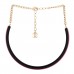 Resin Logo Choker Pink Black