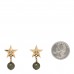 Pearl CC Star Drop Earrings Pearly Green