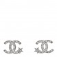 Crystal CC Starfall Earrings Silver