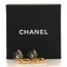 Metal Drop CC Earrings Ruthenium Gold