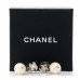 Crystal Pearl CC Drop Earrings Gold