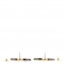 Crystal Baguette Pearl Bright Young Things CC Drop Earrings Silver