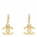 CC Hoop Drop Earrings Gold