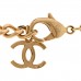 Metal Enamel CC Choker Gold Black