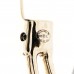 Metal Resin Quilted Flap Bag Hoop Earrings Black Gold