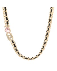 Crystal Pearl CC Choker Gold Black Gold