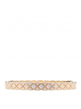 18K Yellow Gold Diamond Coco Crush Bracelet M