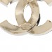 Crystal CC Earrings Light Gold