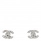 Crystal Mini CC Earrings Silver