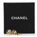 Metal Crystal Baguette CC Chain Drop Earrings Gold