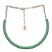 Resin Logo Choker Green Black