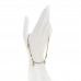 Pearl CC Chain Anklet Gold