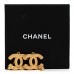 CC Drop Earrings Matte Gold