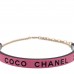 Resin Logo Choker Pink Black